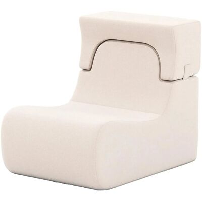 Costway Bodenstuhl mit Abnehmbarer Kopfstütze Bodensessel Gepolstert Beige Costway Bodenstuhl mit Abnehmbarer Kopfstütze Bodensessel Gepolstert Beige