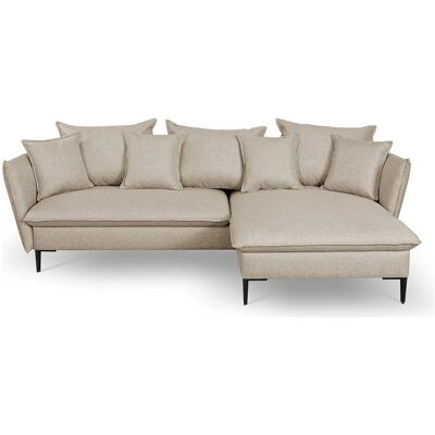 Pascal Morabito Beigefarbener Ecksofa mit Bettfunktion Pascal Morabito Beigefarbener Ecksofa mit Bettfunktion