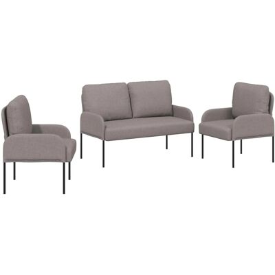 vidaXL Sofagarnituren 3 Stk Taupe 115 x 56 x 80 cm Sperrholz 3406213 vidaXL Sofagarnituren 3 Stk Taupe 115 x 56 x 80 cm Sperrholz 3406213