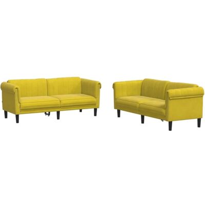 vidaXL 2-tlg. Samtsofa-Set - Sofas vidaXL 2-tlg. Samtsofa-Set - Sofas