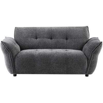Vente-unique Sofa Ohne Schlafmöglichkeit Napizo Anthrazitgrau 170 cm Vente-unique Sofa Ohne Schlafmöglichkeit Napizo Anthrazitgrau 170 cm