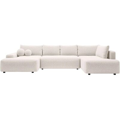 Vente-unique Schlafsofa Daviso Cremefarben 360 cm Vente-unique Schlafsofa Daviso Cremefarben 360 cm