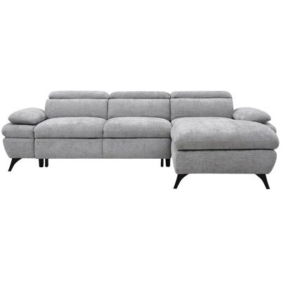 Vente-unique Schlafsofa Surdeli Grau 284 cm Vente-unique Schlafsofa Surdeli Grau 284 cm