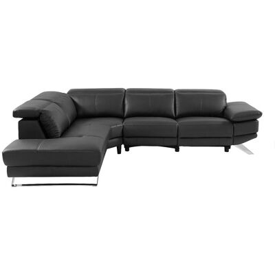 Vente-unique Relaxsofa Puno Schwarz 299 cm Vente-unique Relaxsofa Puno Schwarz 299 cm