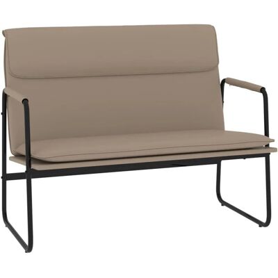Maisonchic - Modell 512818 - Cappuccino Kunstleder Sofa Bank Maisonchic - Modell 512818 - Cappuccino Kunstleder Sofa Bank