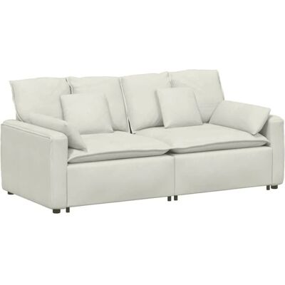 vidaXL Modulares Sofa Creme - Sofa vidaXL Modulares Sofa Creme - Sofa