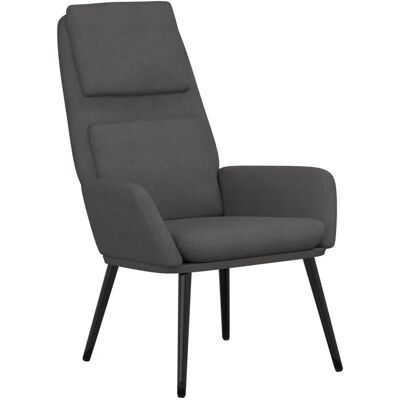 vidaXL Relaxsessel Dunkelgrau Stoff Modell 43 vidaXL Relaxsessel Dunkelgrau Stoff Modell 43