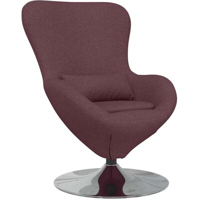 vidaXL Eiersessel Lila 63 x 73 x 90 cm Stoff 42002740 vidaXL Eiersessel Lila 63 x 73 x 90 cm Stoff 42002740