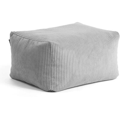 mokebo Pouf oder Hocker aus Cord Der Ruhestifter Sitzhocker oder Sitzpouf in Grau mokebo Pouf oder Hocker aus Cord Der Ruhestifter Sitzhocker oder Sitzpouf in Grau