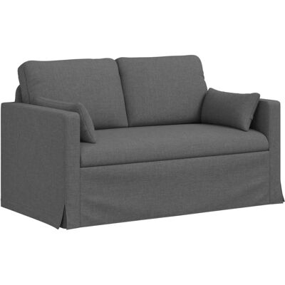 vidaXL Sofa Dunkelgrau 139 x 78 x 80 cm Stoff 42024356 vidaXL Sofa Dunkelgrau 139 x 78 x 80 cm Stoff 42024356
