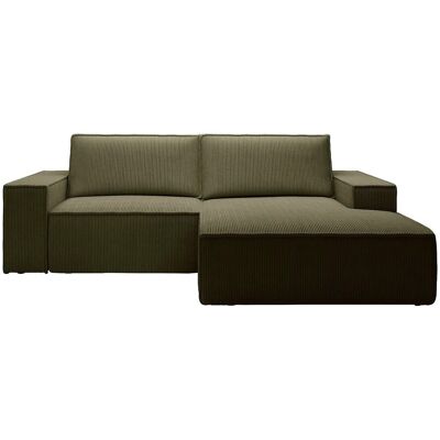 Vente-unique Schlafsofa Amelia Khaki 240 cm Vente-unique Schlafsofa Amelia Khaki 240 cm