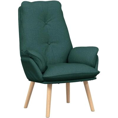 vidaXL Relaxsessel Dunkelgrün 69 x 74 x 93 cm Stoff 42001855 vidaXL Relaxsessel Dunkelgrün 69 x 74 x 93 cm Stoff 42001855