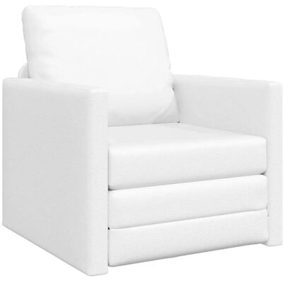 vidaXL 2-in-1 Schlafsofa Weiß Kompakt Wohnzimmer vidaXL 2-in-1 Schlafsofa Weiß Kompakt Wohnzimmer