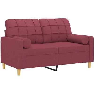 vidaXL 2-Sitzer Modernes Rotes Sofa - Sofa vidaXL 2-Sitzer Modernes Rotes Sofa - Sofa