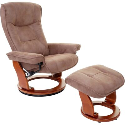 MCA Relaxsessel Hamilton Stoff/Textil 130kg Belastbar Antikbraun Honigfarben MCA Relaxsessel Hamilton Stoff/Textil 130kg Belastbar Antikbraun Honigfarben
