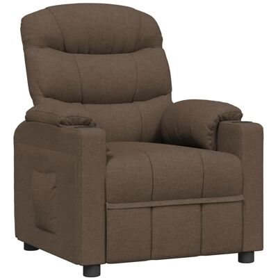 vidaXL Relaxsessel Braun Stoff 348074 vidaXL Relaxsessel Braun Stoff 348074