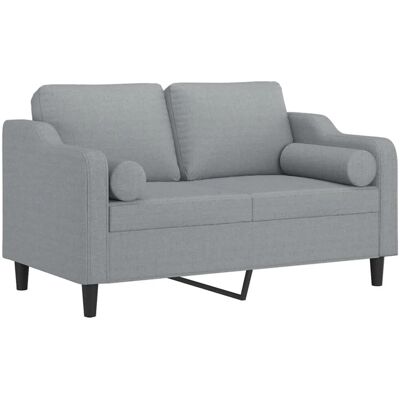 VIDAXL Moderner Stoff 2-Sitzer Sofa - Kissen, Einfache Montage VIDAXL Moderner Stoff 2-Sitzer Sofa - Kissen, Einfache Montage