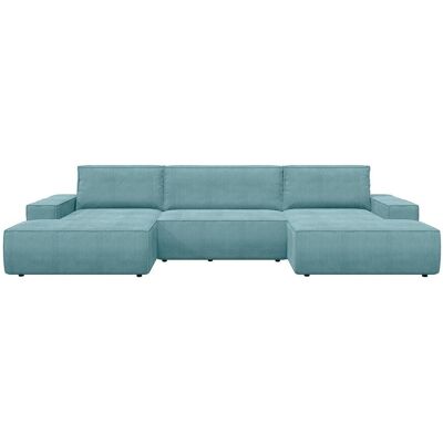 Amelia Velours Blau Ecksofa - Schlafcouch Amelia Velours Blau Ecksofa - Schlafcouch