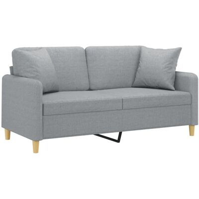 MAISONCHIC Modell 10374 Hellgraues 2-Sitzer Sofa MAISONCHIC Modell 10374 Hellgraues 2-Sitzer Sofa