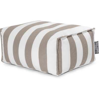 Sitting Point Hocker Santorin Roll 100, Taupe Streifen-Muster Sitting Point Hocker Santorin Roll 100, Taupe Streifen-Muster