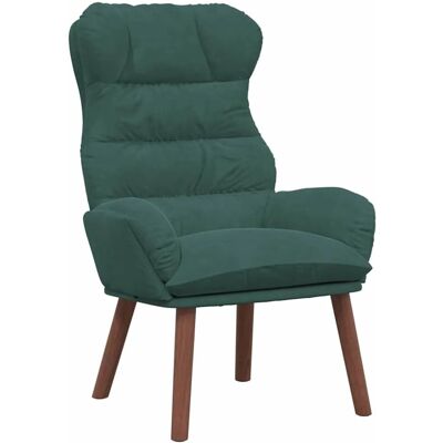 vidaXL Relaxsessel Dunkelgrün 69 x 74 x 93 cm Samt 42001889 vidaXL Relaxsessel Dunkelgrün 69 x 74 x 93 cm Samt 42001889