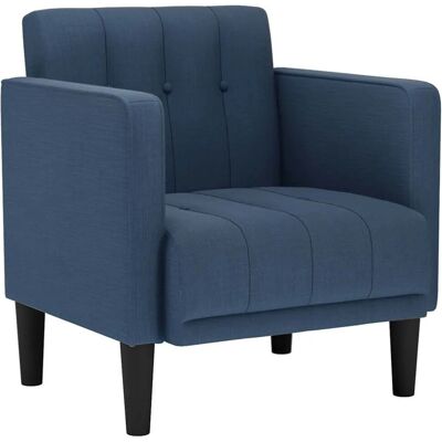 VIDAXL Sessel - Unterstützend, Stilvoll, Blau - Sofa Typ VIDAXL Sessel - Unterstützend, Stilvoll, Blau - Sofa Typ