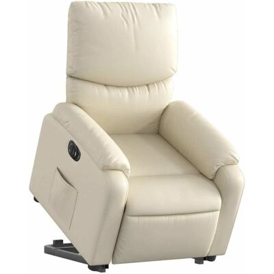 vidaXL Elektrischer Relaxsessel mit Aufstehhilfe - Creme vidaXL Elektrischer Relaxsessel mit Aufstehhilfe - Creme