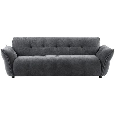 Vente-unique Sofa Ohne Schlafmöglichkeit Napizo Anthrazitgrau 228 cm Vente-unique Sofa Ohne Schlafmöglichkeit Napizo Anthrazitgrau 228 cm