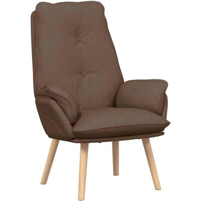 vidaXL Relaxsessel Braun 69 x 74 x 93 cm Stoff 42001854 vidaXL Relaxsessel Braun 69 x 74 x 93 cm Stoff 42001854