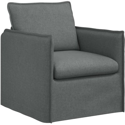 vidaXL Sofa Dunkelgrau 195 x 82 x 85 cm Stoff 42024505 vidaXL Sofa Dunkelgrau 195 x 82 x 85 cm Stoff 42024505