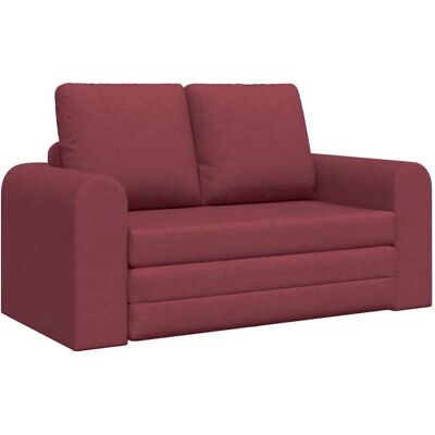 vidaXL Schlafsofa 60cm Weinrot Stoff 4106676 vidaXL Schlafsofa 60cm Weinrot Stoff 4106676