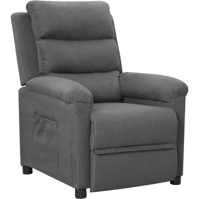 vidaXL Relaxsessel Hellgrau Stoff 342339 vidaXL Relaxsessel Hellgrau Stoff 342339