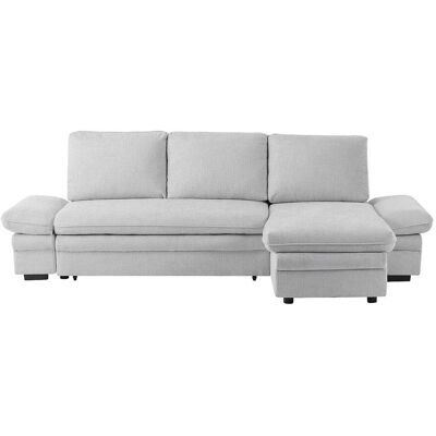 Vente-unique Schlafsofa Siviara Hellgrau 258 cm Vente-unique Schlafsofa Siviara Hellgrau 258 cm