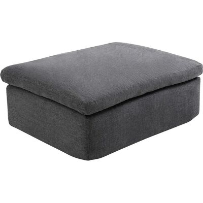 Vente-unique Sitzhocker Cortoline Anthrazitgrau 112 cm Vente-unique Sitzhocker Cortoline Anthrazitgrau 112 cm