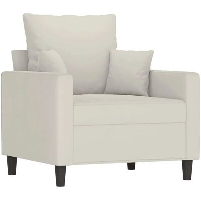 Vidaxl Samtarmlehne - 60cm - Creme - Produkttyp Vidaxl Samtarmlehne - 60cm - Creme - Produkttyp