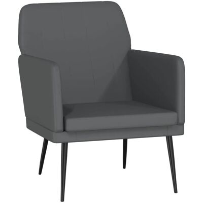 VIDAXL Sessel - Langlebiges Kunstleder, Bequeme Polsterung, Metallrahmen VIDAXL Sessel - Langlebiges Kunstleder, Bequeme Polsterung, Metallrahmen