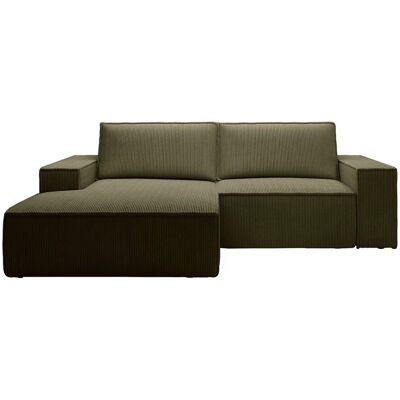 Vente-unique Schlafsofa Amelia Khaki 240 cm Vente-unique Schlafsofa Amelia Khaki 240 cm