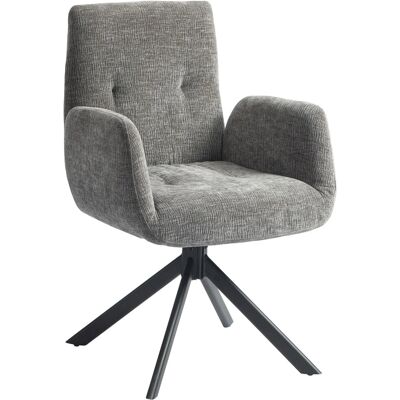 HOMCOM Sessel Drehbar Loungesessel mit Armlehne für Wohnzimmer Schlafzimmer Dunkelgrau HOMCOM Sessel Drehbar Loungesessel mit Armlehne für Wohnzimmer Schlafzimmer Dunkelgrau