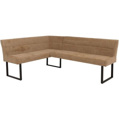 MCW Eckbank O81 Öko-Tex Chenille Stoff/Textil Metall 159x210cm Hellbraun MCW Eckbank O81 Öko-Tex Chenille Stoff/Textil Metall 159x210cm Hellbraun