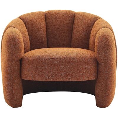 Vente-unique Sessel Mit Gerader Rückenlehne Delipo Terracotta 93 cm Vente-unique Sessel Mit Gerader Rückenlehne Delipo Terracotta 93 cm