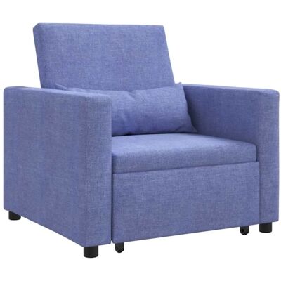 vidaXL Einzel-Schlafsofa mit Rädern Jeansblau 90 x 165 x 87 cm Stoff 42002695 vidaXL Einzel-Schlafsofa mit Rädern Jeansblau 90 x 165 x 87 cm Stoff 42002695