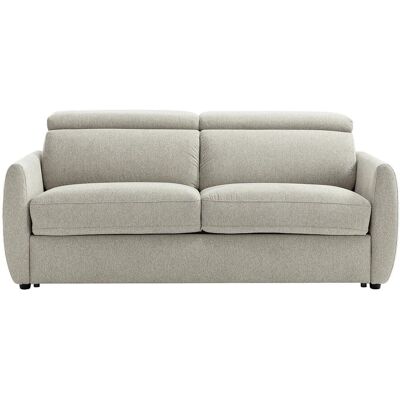 Vente-unique Schlafsofa Sovali Hellgrau 191 cm Vente-unique Schlafsofa Sovali Hellgrau 191 cm