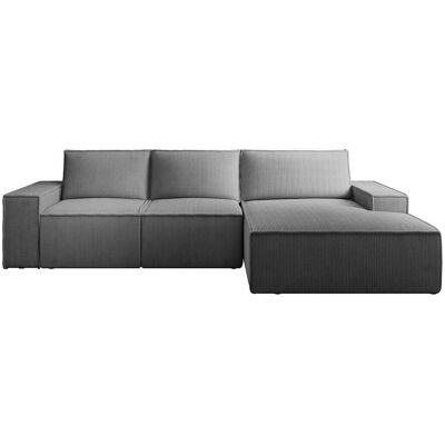 Vente-unique Schlafsofa Amelia Anthrazitgrau 297 cm Vente-unique Schlafsofa Amelia Anthrazitgrau 297 cm