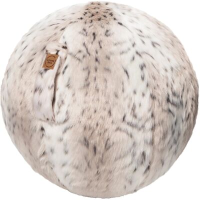 Sitting Ball Hocker Skins Schneeluchs 150, Weiß Fellimitat-Muster Sitting Ball Hocker Skins Schneeluchs 150, Weiß Fellimitat-Muster