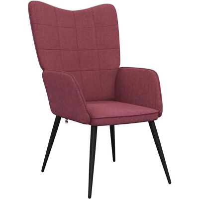 vidaXL Relaxsessel Weinrot Stoff 327949 vidaXL Relaxsessel Weinrot Stoff 327949