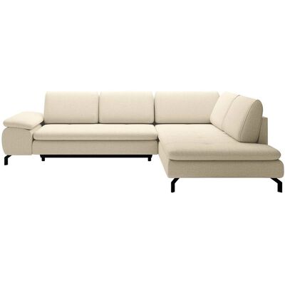 Vente-Unique Archibald Beigefarbener Ecksofa - Sofa Vente-Unique Archibald Beigefarbener Ecksofa - Sofa