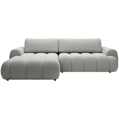 Vente-unique Schlafsofa Fridora Hellgrau 272 cm Vente-unique Schlafsofa Fridora Hellgrau 272 cm
