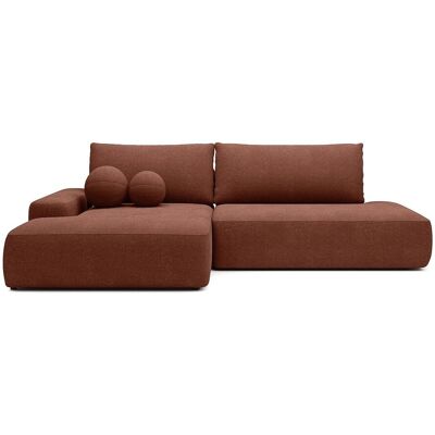 Vente-unique Schlafsofa Daviso Terracotta 276 cm Vente-unique Schlafsofa Daviso Terracotta 276 cm