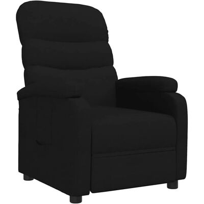 vidaXL Relaxsessel Schwarz Stoff 342702 vidaXL Relaxsessel Schwarz Stoff 342702