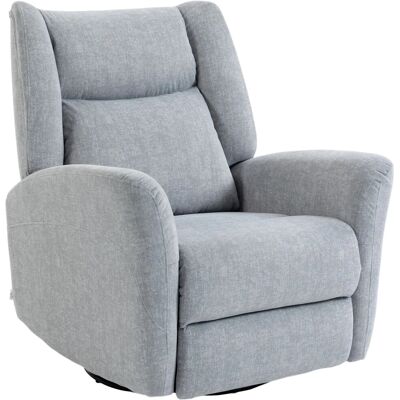 HOMCOM Sofa Recliner Polyester 91L x 88B x 102H cm Hellgrau HOMCOM Sofa Recliner Polyester 91L x 88B x 102H cm Hellgrau